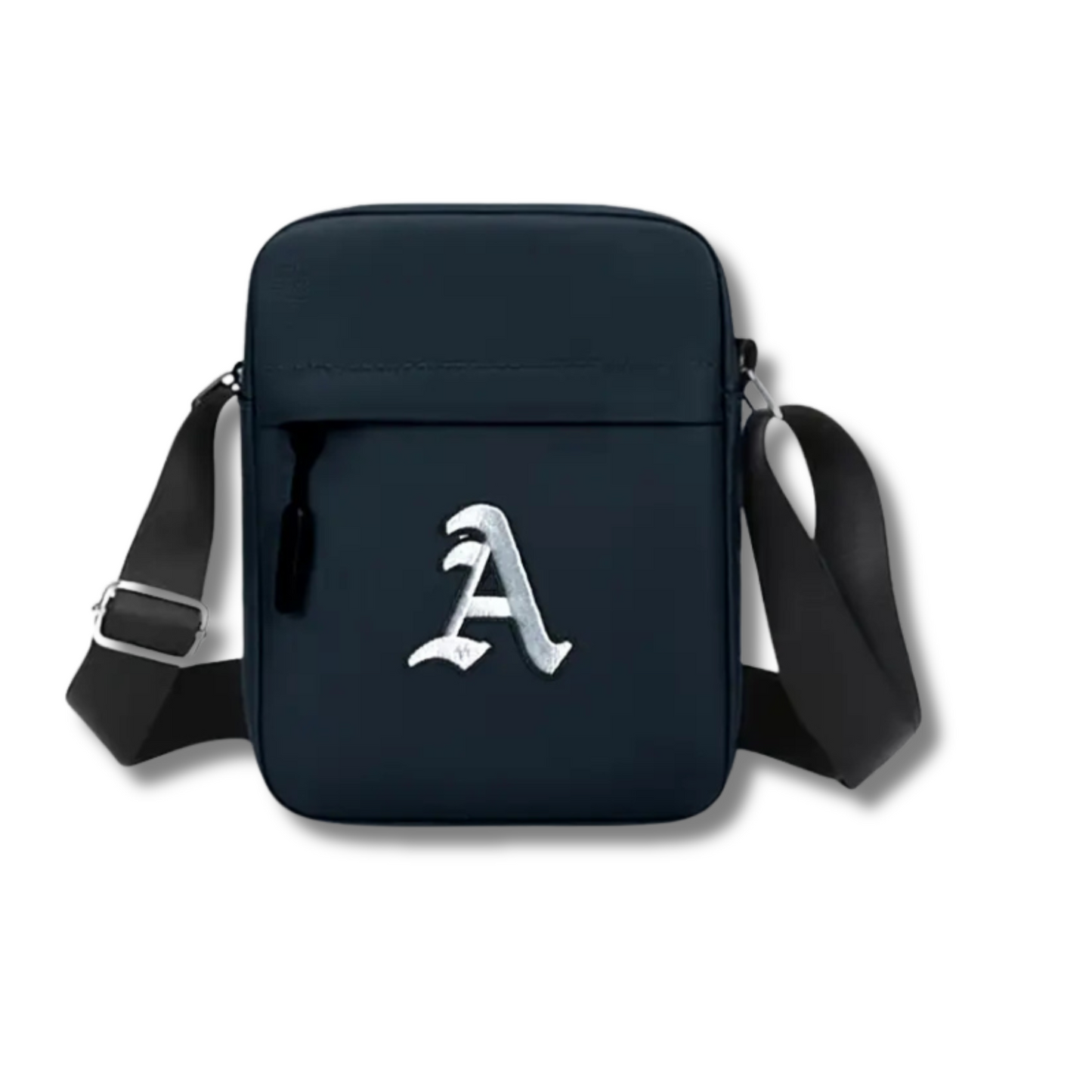 ENSEMBLE DE 2 PIÈCES CASQUETTE BASEBALL HOMME ET FEMME AVEC LETTRE + SAC BANDOULIÈRE À LETTRE