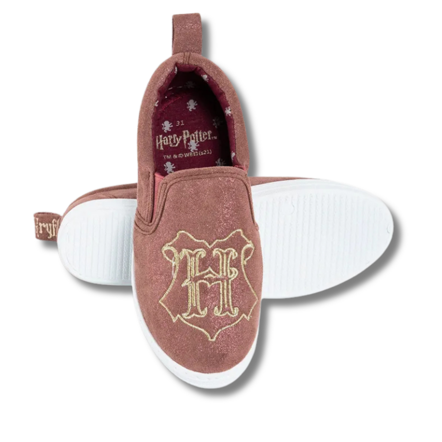 COOL CLUB, BASKETS À ENFILER POUR FILLE, ROSE FONCÉ, PAILLETTES, HARRY POTTER