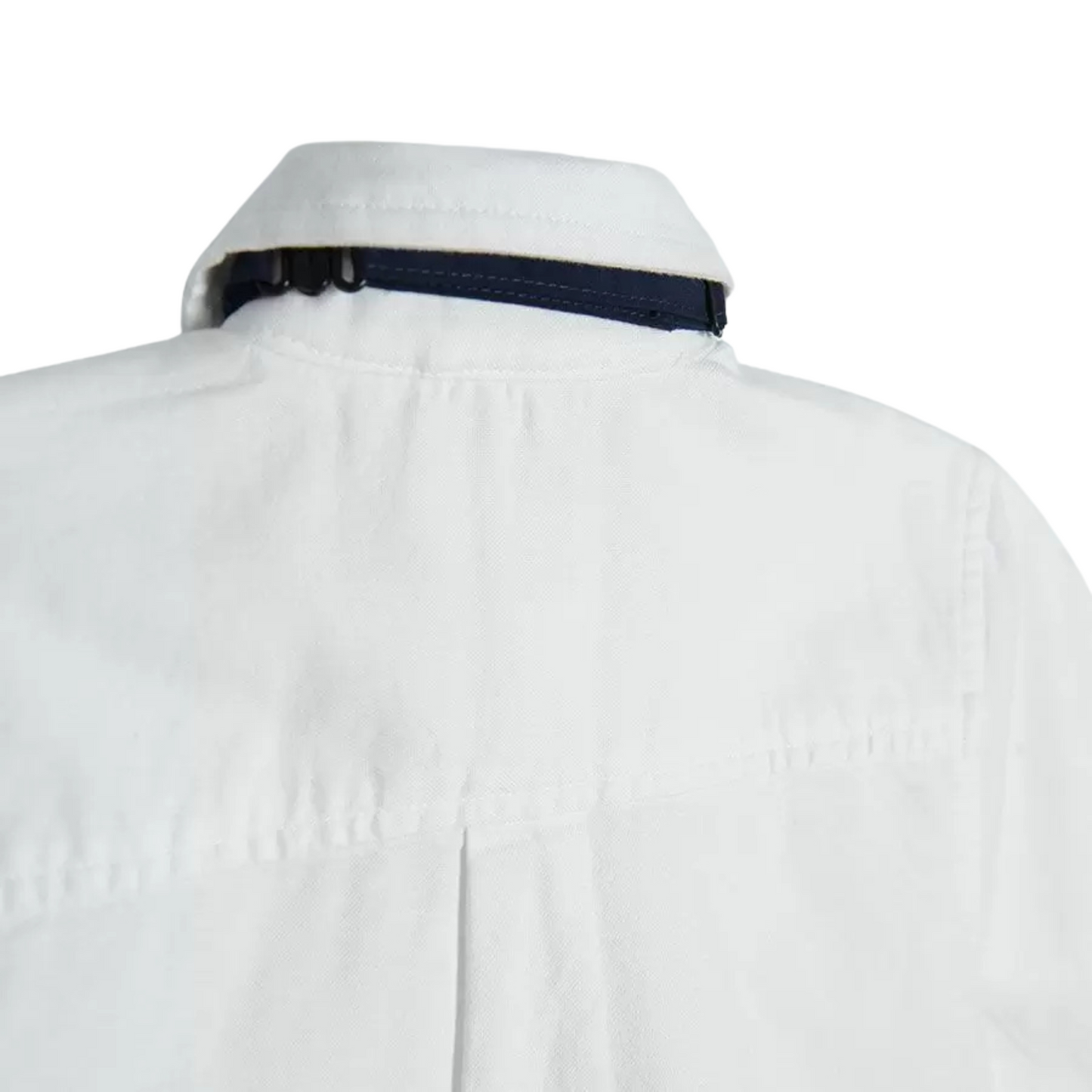 CHEMISE BLANCHE À MANCHES COURTES AVEC NŒUD PAPILLON-COOL CLUB