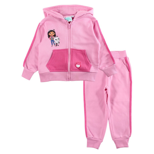 DISNEY - Sweat à capuche et jogging Gabby et la Maison magique - Rose