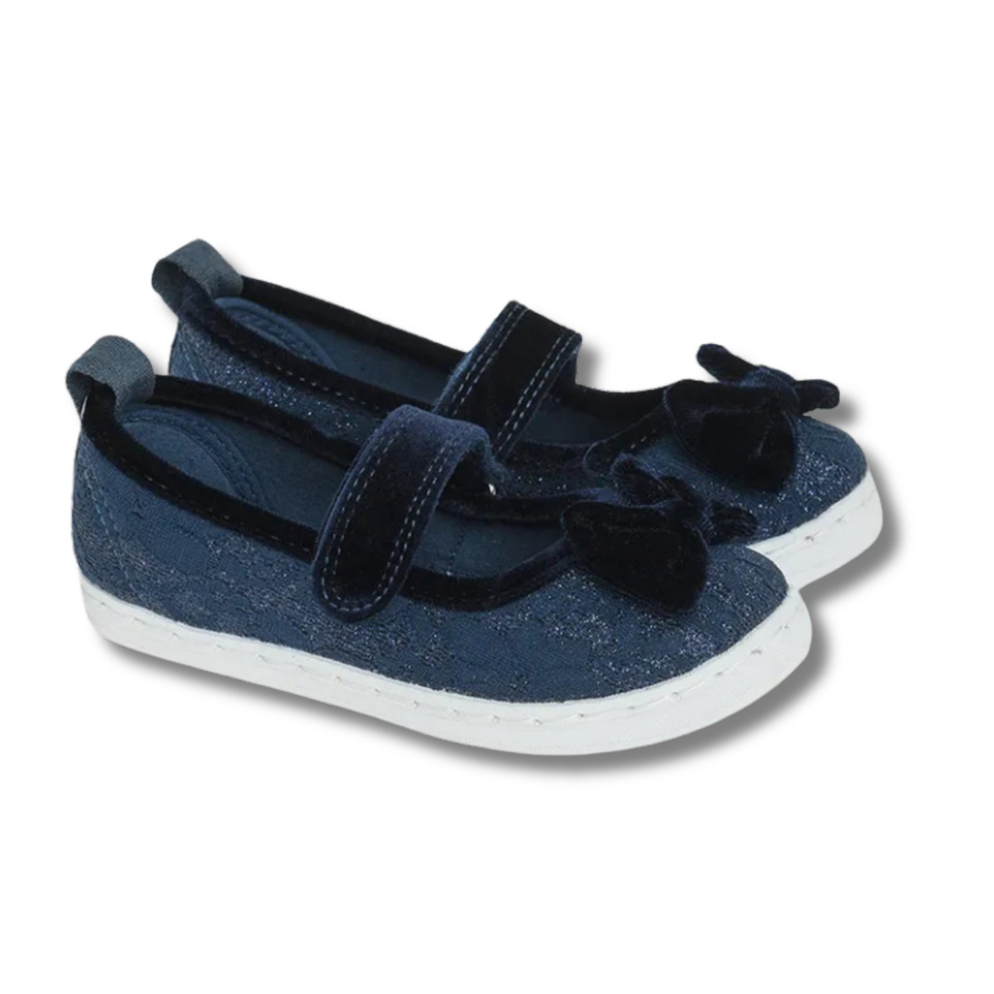 CHAUSSONS FILLE BLEU MARINE-COOL CLUB