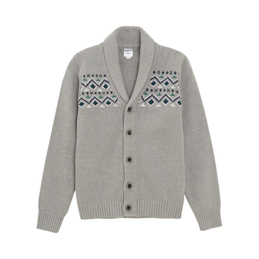 COOL CLUB - Gilet - Gris chiné