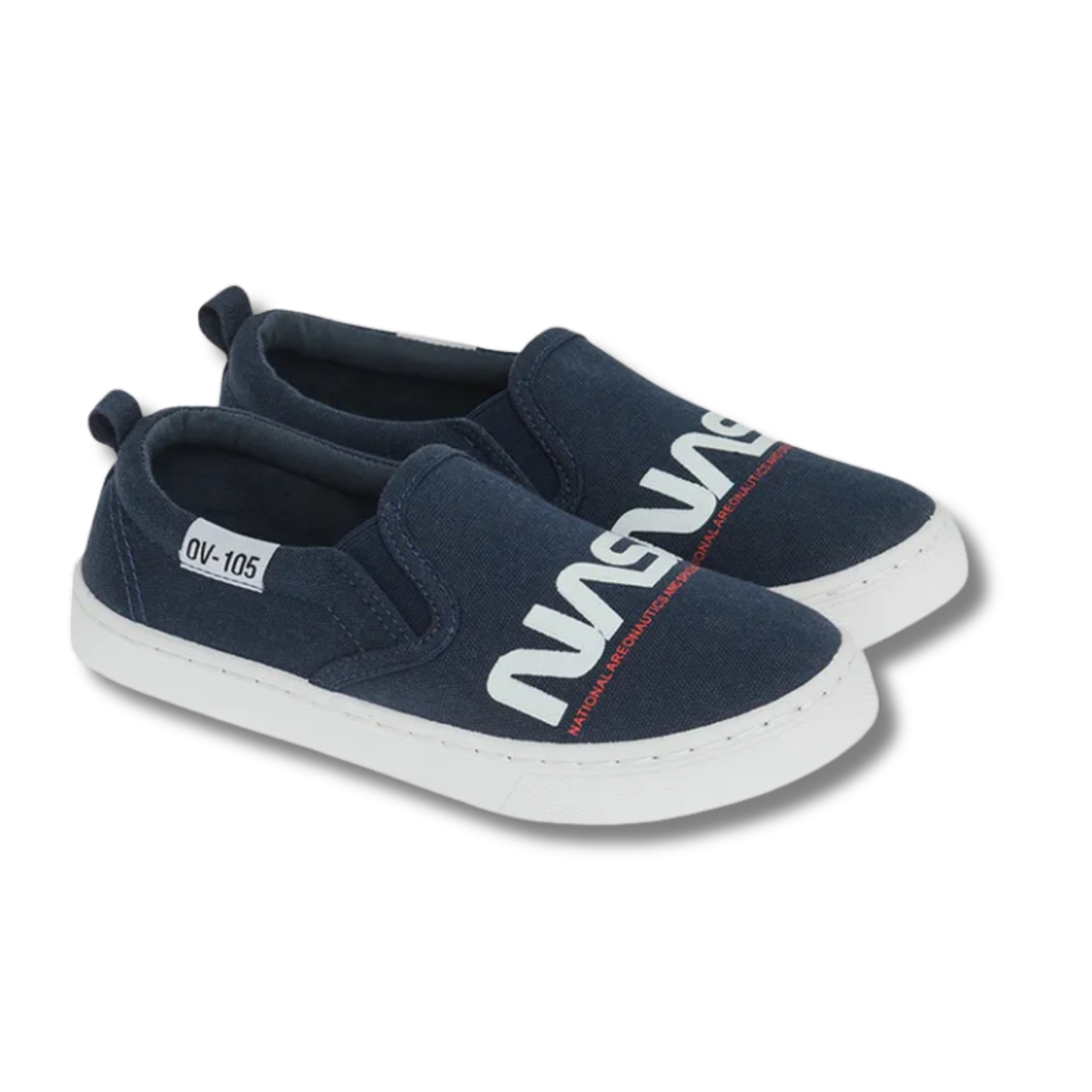 COOL CLUB – BASKETS SLIP-ON GARÇON, BLEU MARINE, NASA-ORIGINAL-