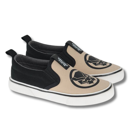 COOL CLUB – BASKETS SLIP-ON GARÇON, NOIRES, MARVEL SUPER HEROES-ORIGINAL-