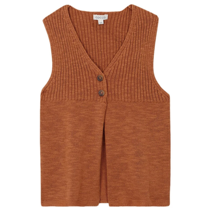 GOCCO - Gilet Marron