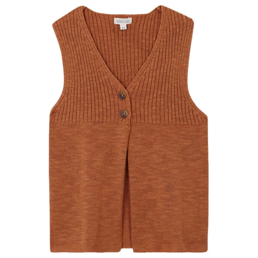 GOCCO - Gilet Marron