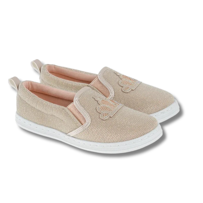 COOL CLUB – BASKETS SLIP-ON FILLE, DORÉES-ORIGINAL-