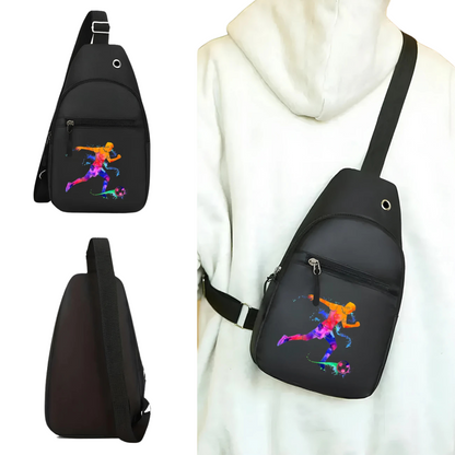 SAC BANANE IMPRIMÉ JOUEUR DE FOOTBALL