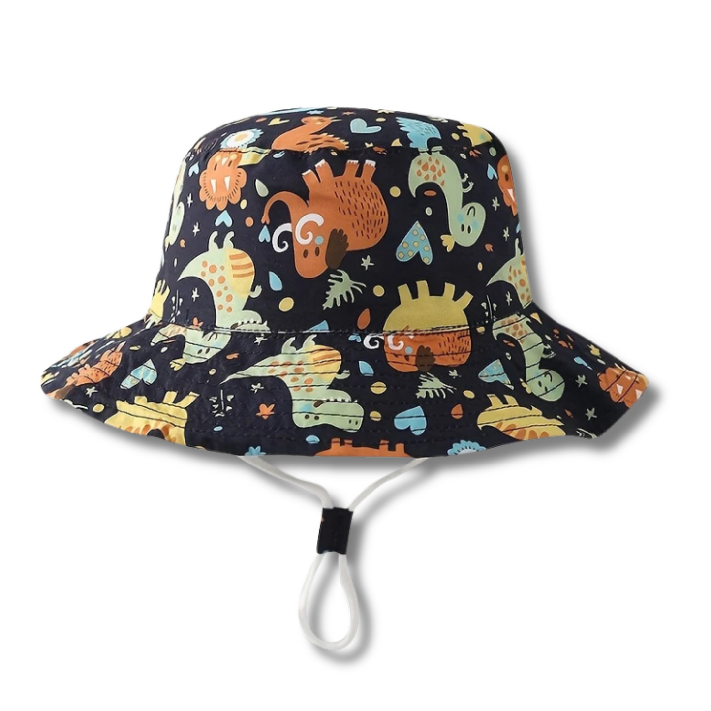 CHAPEAU DE SOLEIL ET SAC À ÉPAULE AVEC IMPRIMÉ DINOSAURE