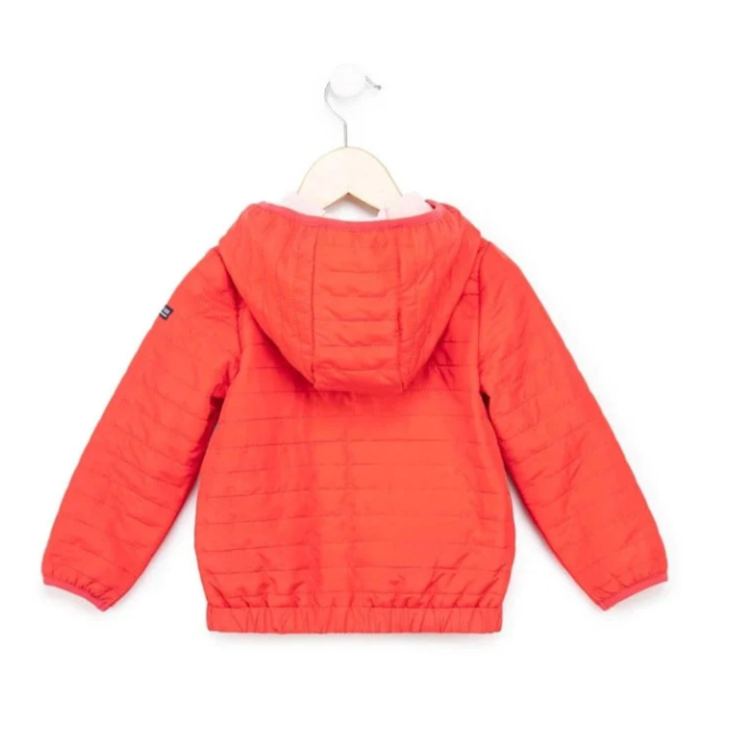 TERRE DE MARINS - Veste déperlante à capuche rose grenadine Fille - Terre de Marins