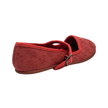 BABIES FILLE UNIES EN DENTELLE ANGLAISE ROSE BALLERINES GEMO