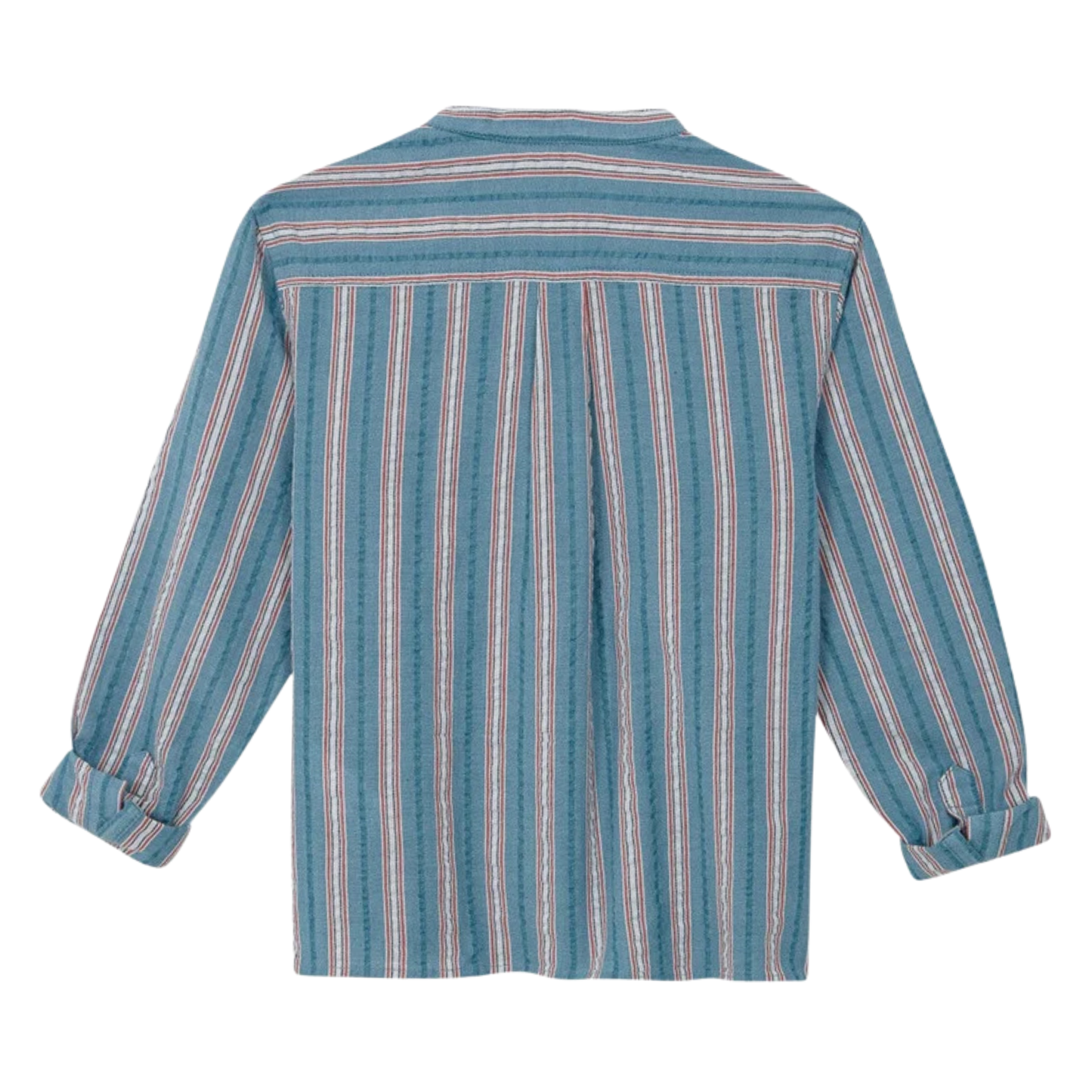 GOCCO-CHEMISE RAYÉE - BLEU MARINE-ORIGINALE-