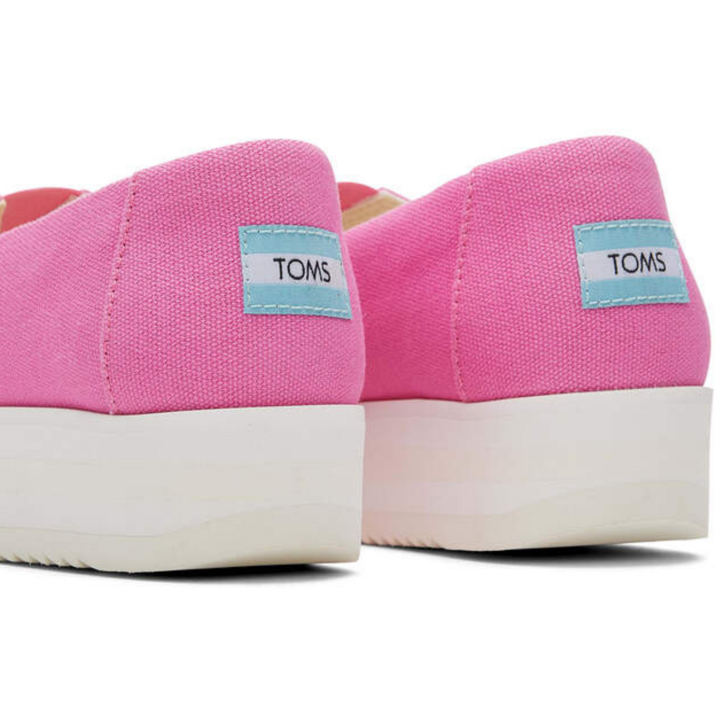 TOMS CHAUSSURES SLIP-ONS CASUAL ALP MIDFORM POUR FEMME, ROSE-ORIGINAL-