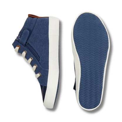 OKAÏDI-TENNIS MONTANTES BLEU MARINE -ORIGINAL-