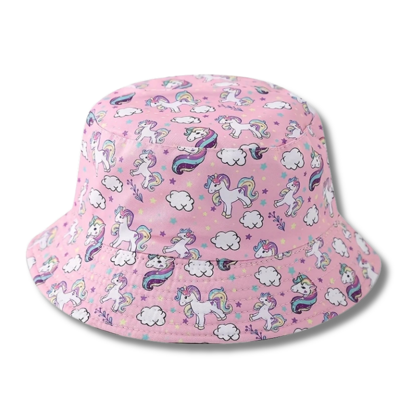 CHAPEAU SEAU IMPRIME LICORNE & SAC A EPAULE