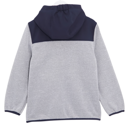 REEBOK-VESTE À CAPUCHE – GRIS ET BLEU MARINE-ORIGINALE-