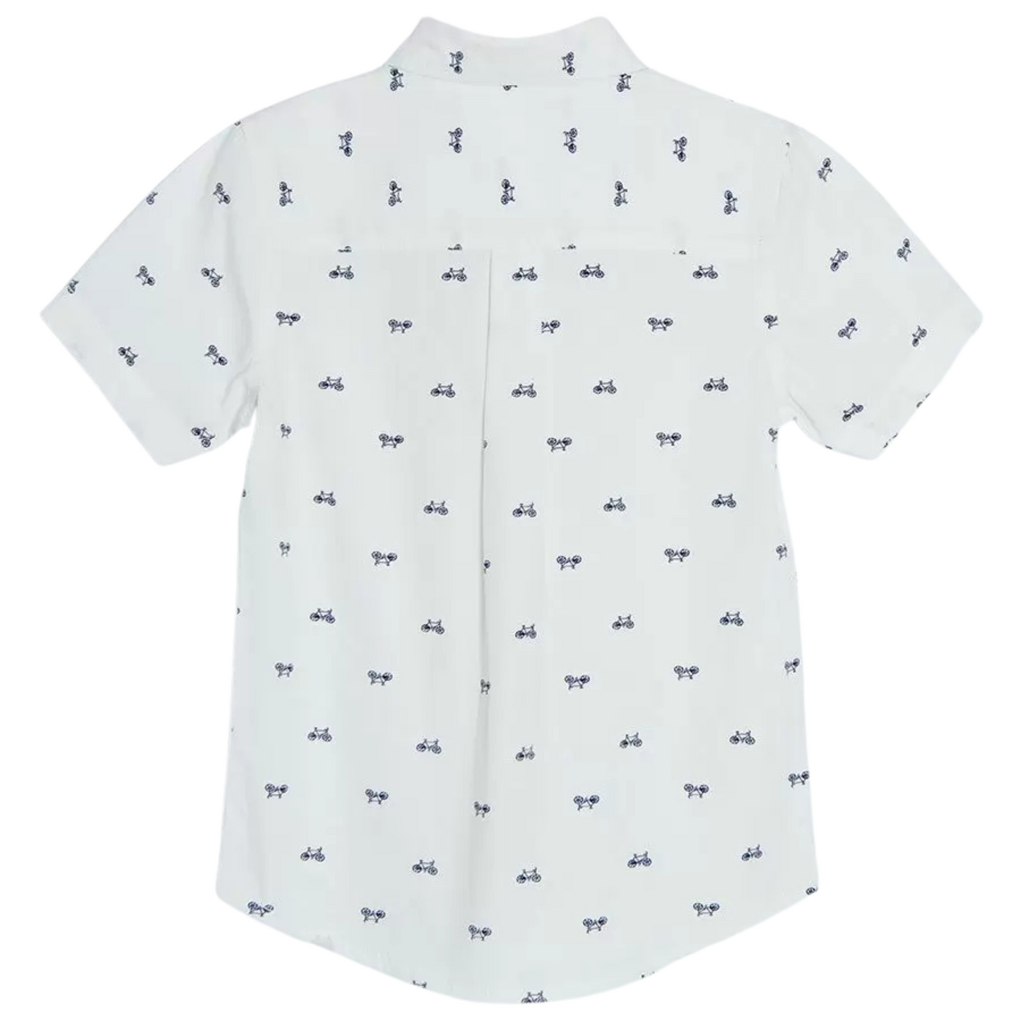 CHEMISE BLANCHE À MANCHES COURTES AVEC BOUTONS-COOL CLUB