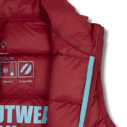 DOUDOUNE DUVET BORDEAUX-GOCCO