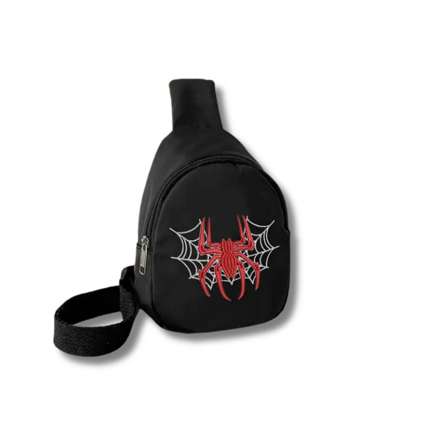 CASQUETTES DE CAMIONNEUR ET SACS DE POITRINE À MOTIF ARAIGNÉE