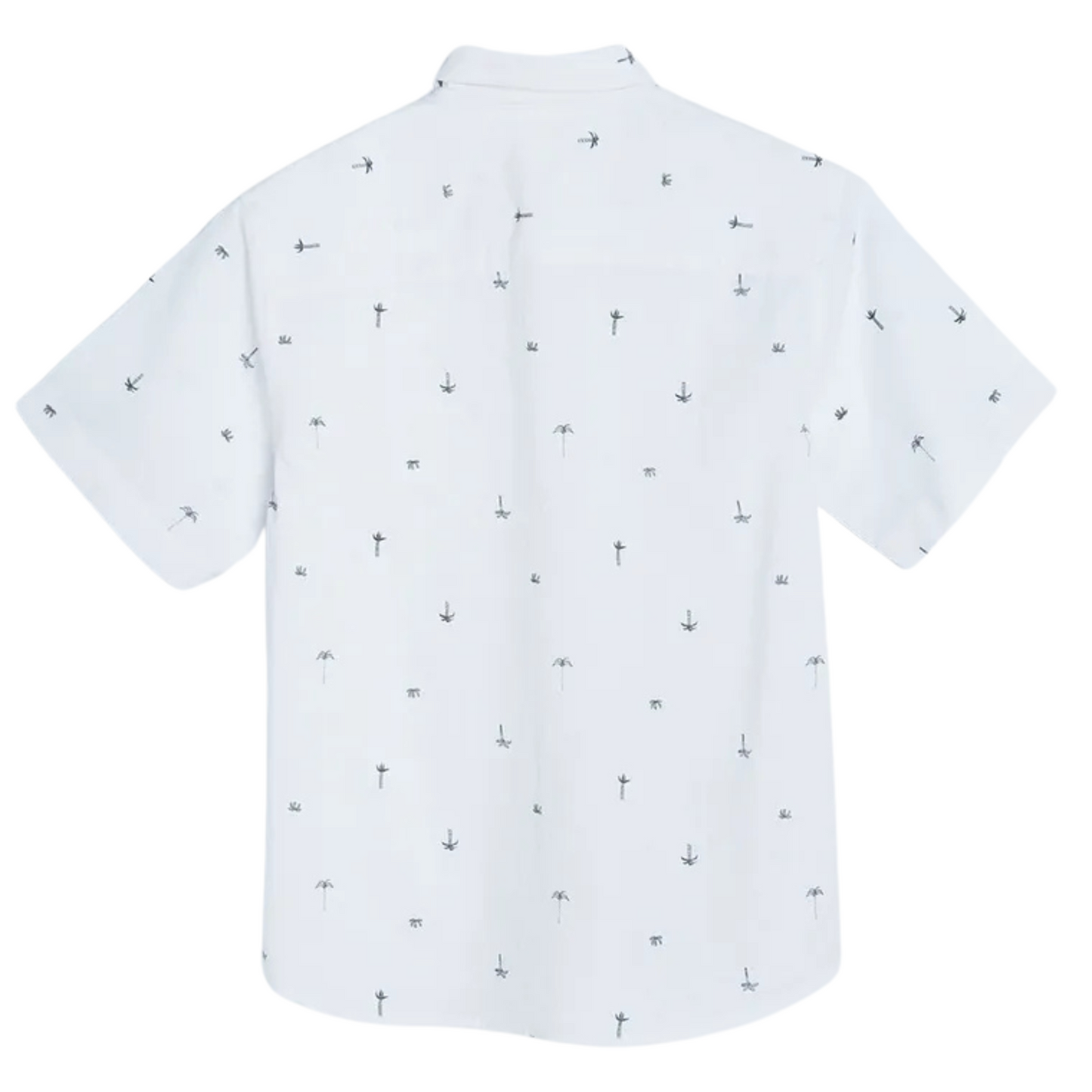 CHEMISE GARÇON À MANCHES COURTES, COUPE OVERSIZE, BLANCHE-COOL CLUB