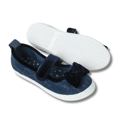 CHAUSSONS FILLE BLEU MARINE-COOL CLUB