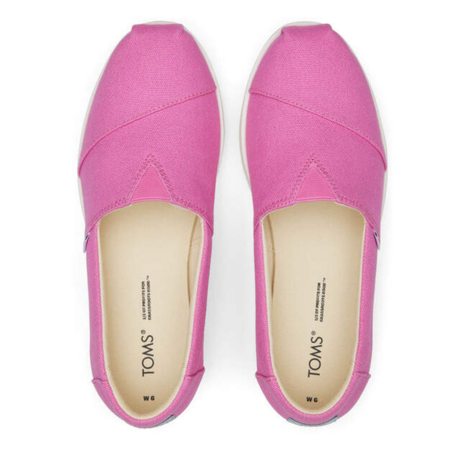 TOMS CHAUSSURES SLIP-ONS CASUAL ALP MIDFORM POUR FEMME, ROSE-ORIGINAL-