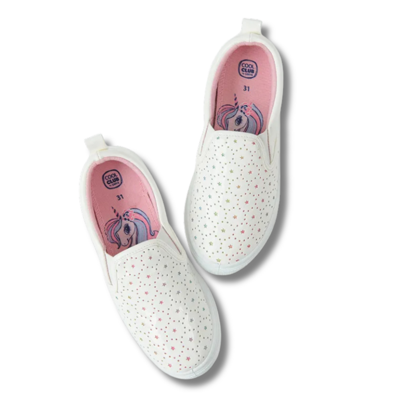 BASKETS BLANCHES À ENFILER POUR FILLE-COOL CLUB