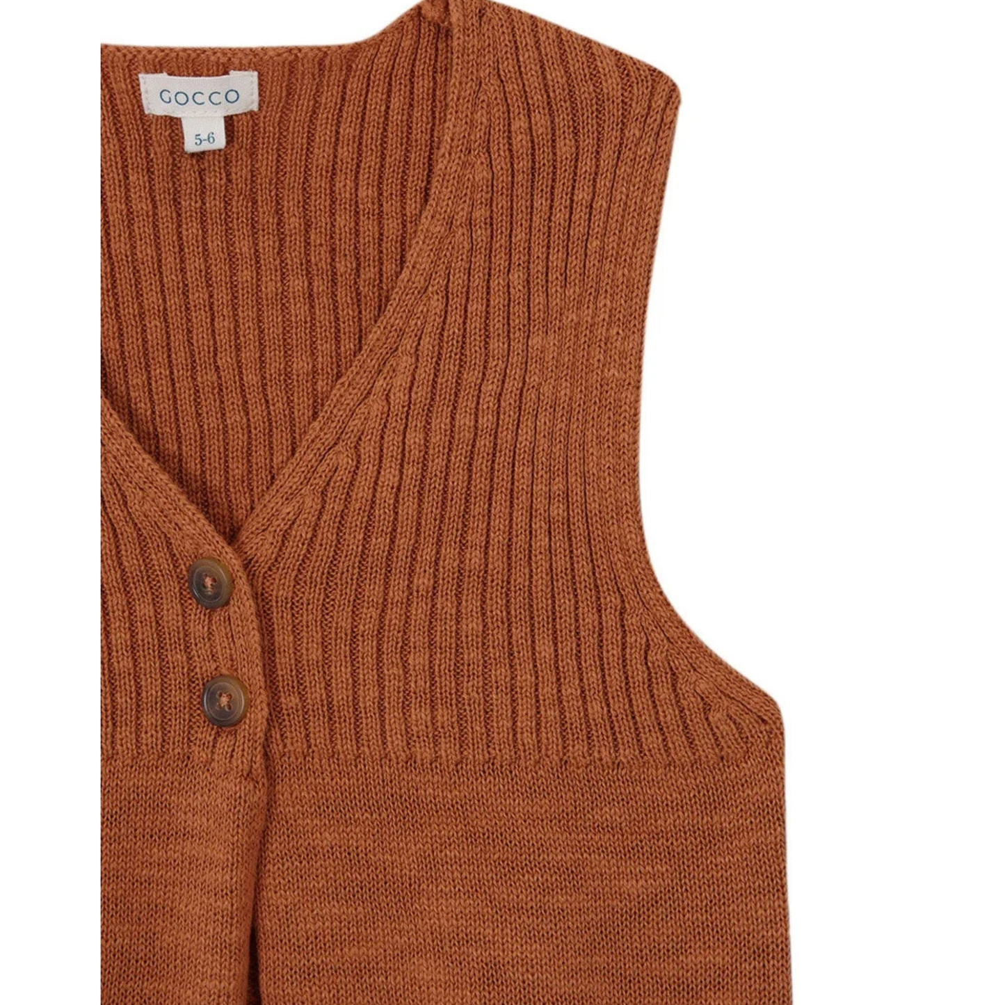 GOCCO - Gilet Marron