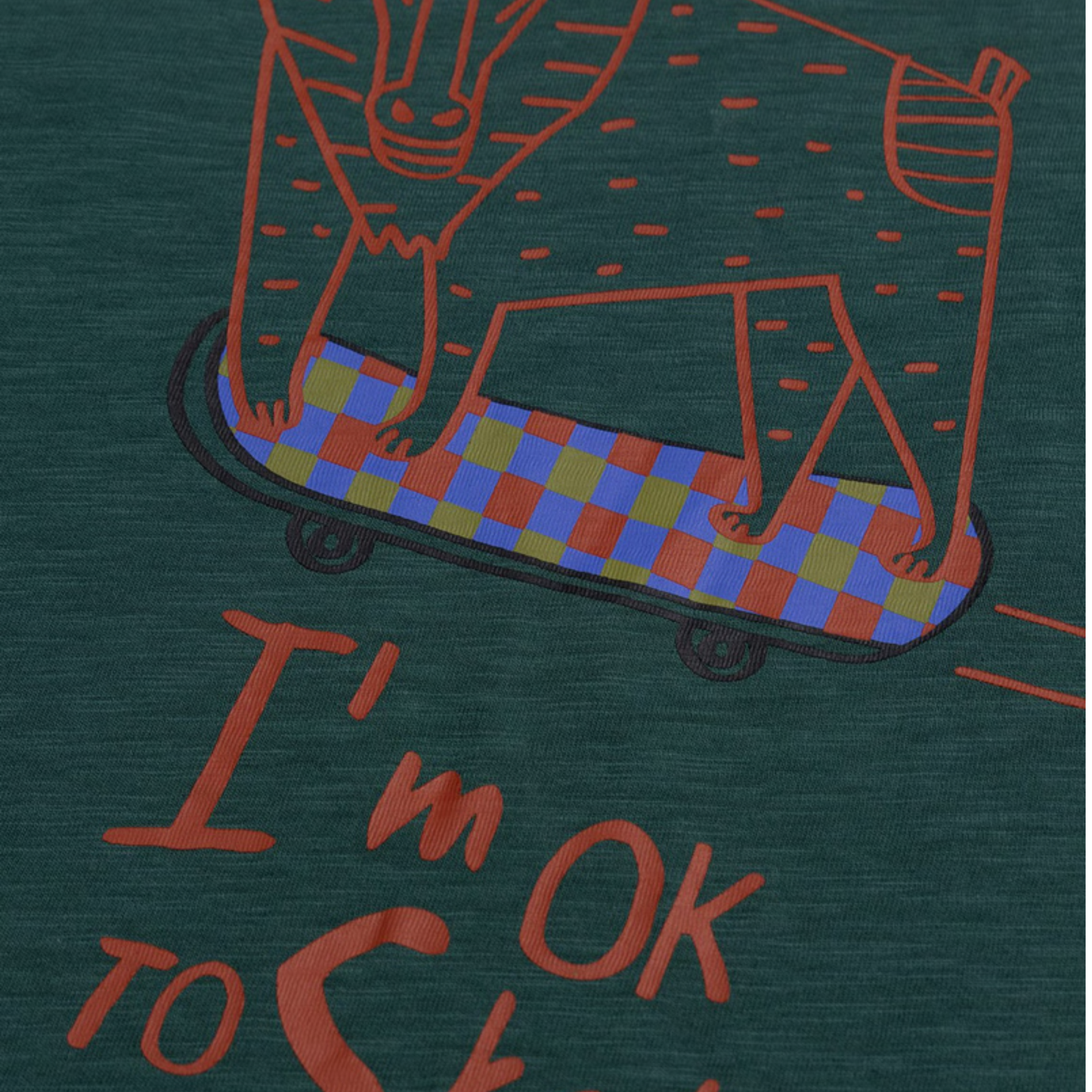 DU PAREIL...AU MEME - T-shirt - Vert foncé