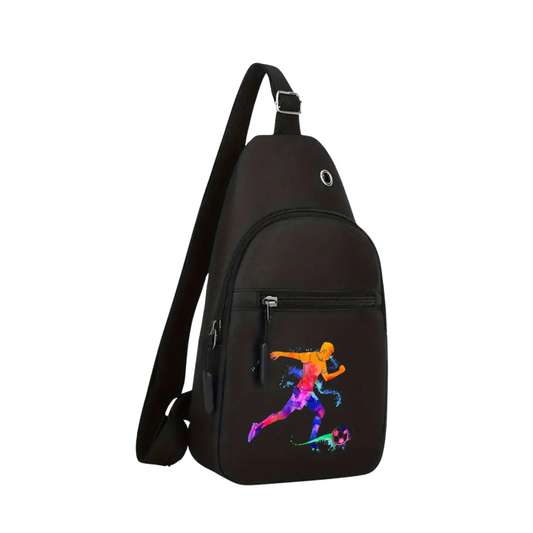 SAC BANANE IMPRIMÉ JOUEUR DE FOOTBALL