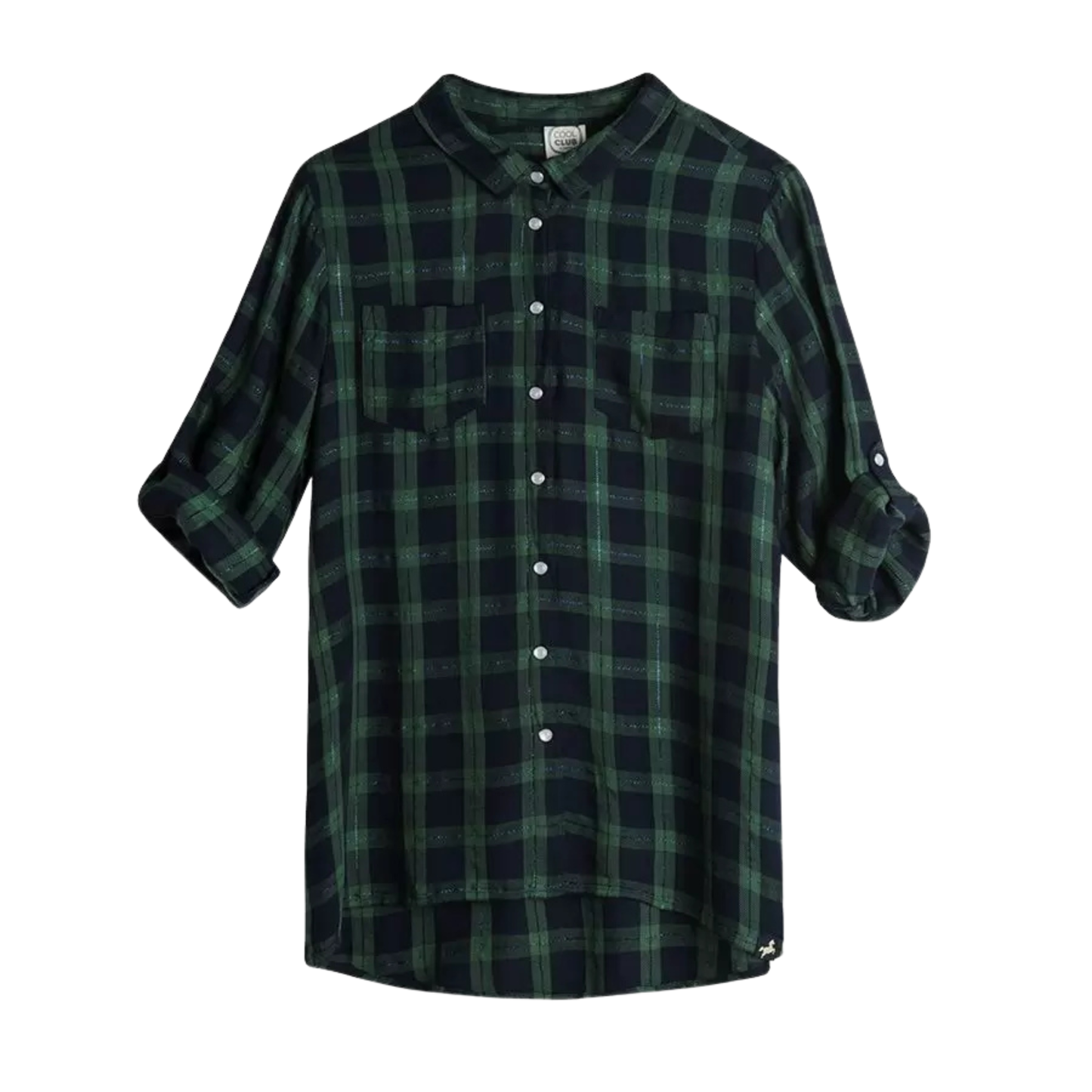 COOL CLUB – CHEMISE FILLE À CARREAUX-ORIGINALE-