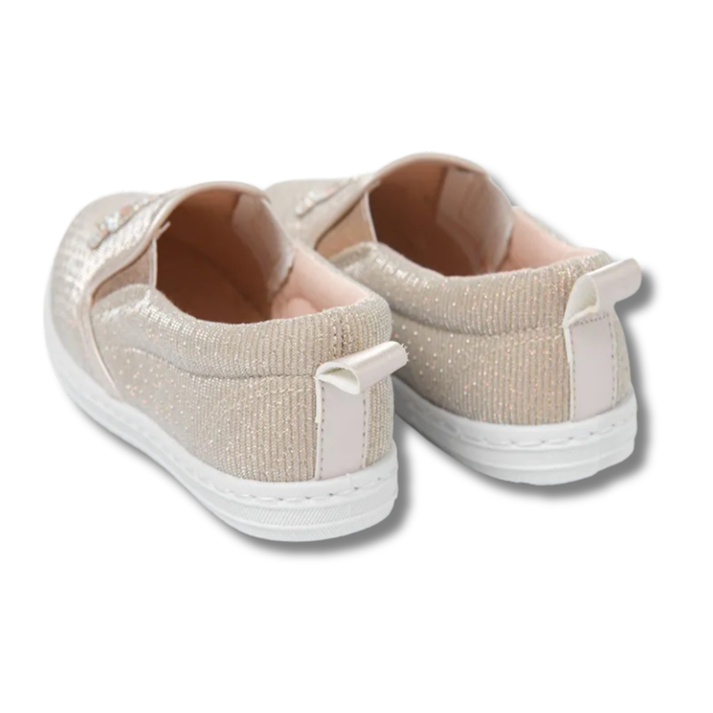 COOL CLUB – BASKETS SLIP-ON FILLE, DORÉES-ORIGINAL-