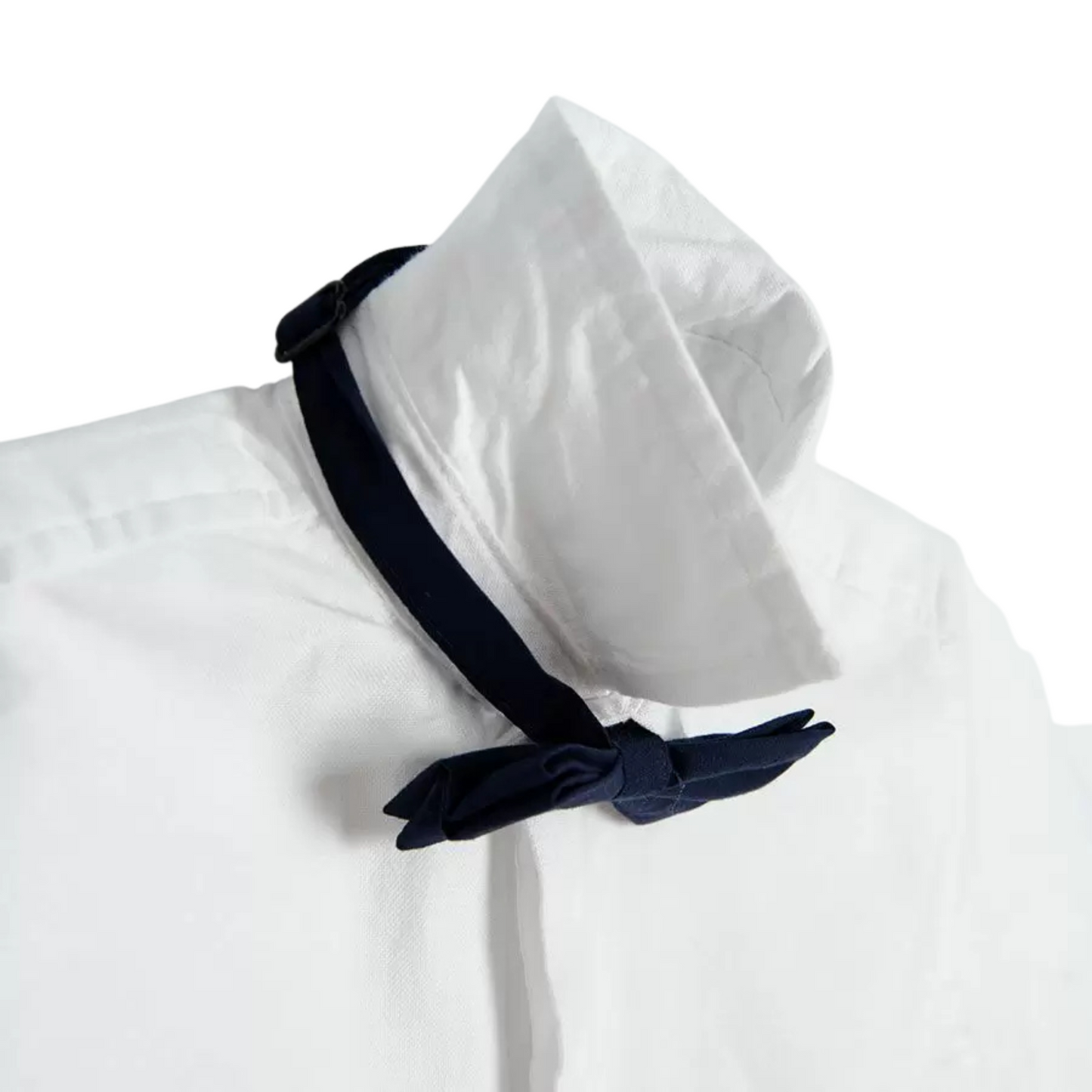 CHEMISE BLANCHE À MANCHES COURTES AVEC NŒUD PAPILLON-COOL CLUB