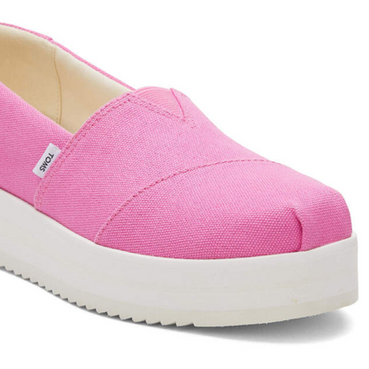 TOMS CHAUSSURES SLIP-ONS CASUAL ALP MIDFORM POUR FEMME, ROSE-ORIGINAL-